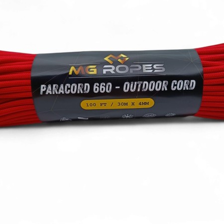 Paracorde rouge 30m
